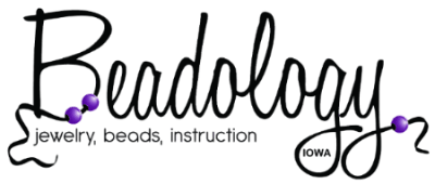 Beadology Iowa jewlery beads instruction logo