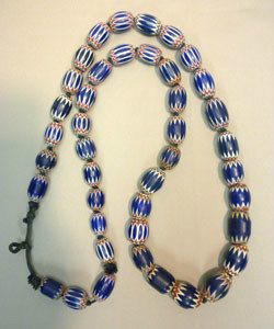 Beadology-Iowa-Blue-Chevron-Strand Beadology Iowa Blue Chevron Strand