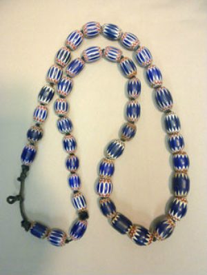 Beadology-Iowa-Blue-Chevron-Strand Blue Chevron Strand