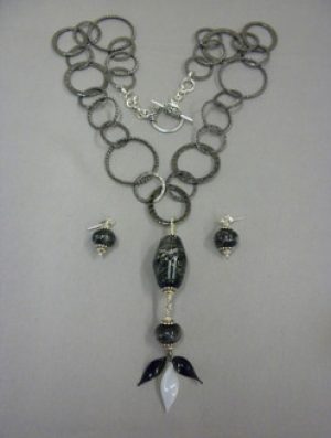 Sample of Cremation Beads Finished Piece
