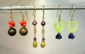 Make 3 Pairs of Earrings: Intro to Wirework through Kirkwood Community College