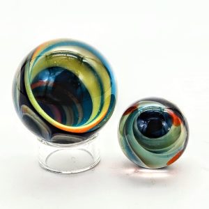Swirl and Vortex Boro Marbles--this class is full, please call to get on a waiting list.