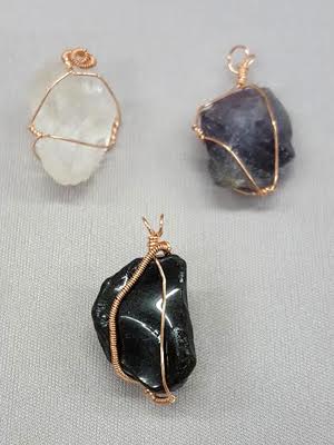 Wire Wrapping Stones through Kirkwood Community College