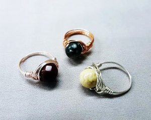 Wire Wrapped Ring--this class is full.  Call to get on a waiting list!