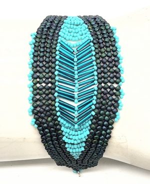 Herringbone Cuff Bracelet