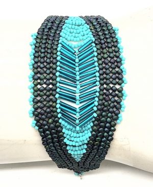 Herringbone Cuff Bracelet