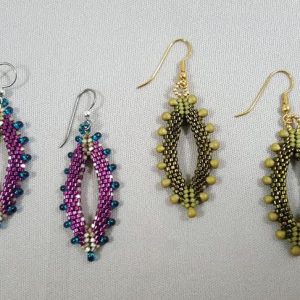 marquise-earrings-peyote_magatama_Beadology-Iowa Peyote Marquise Earrings