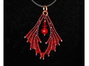 New  Class!!  Crescent Earrings or Pendant--Twined Wire