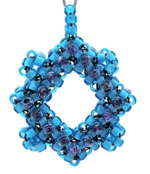 Cubed Right Angle Weave Pendant: Intro to CRAW