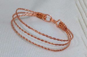 Triple Braid Wire Bracelet