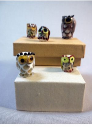 Glass Owl Beads:  What a Hoot!