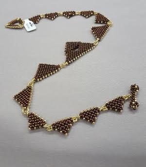 filled-CRAW-chain-links_Beadology-Iowa Filled Cubed Right Angle Weave Chain