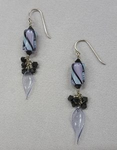 Cluster-Dangle-Earrings_Swarovski_Beadology-Iowa Cluster-Dangle-Earrings_Swarovski_Beadology-Iowa