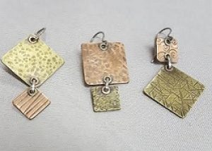 Maggie-Joynt_cold-connections_riveted-earrings_Beadology-Iowa Cold Connections: Riveted Dangle Earrings