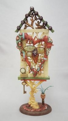 Bead-Challenge-2019_Jolene-Harvey_Beadology-Iowa Bead Challenge 2019--Jolene Harvey's "Bob's House"