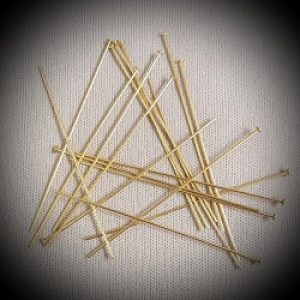 2 inch-medium-headpin-GF_Beadology-Iowa 2" Medium (22gu) Gold Filled Headpin-20ct.
