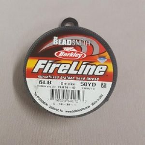 6#-smoke-Fireline-50yd_Beadology-Iowa Fireline 6# Smoke--50 yards