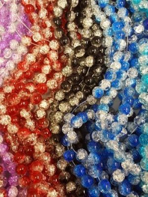 Crackle-glass-rounds_Beadology_Iowa Crackle Glass Rounds 10mm