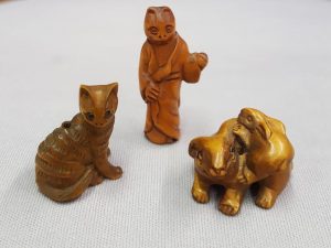 ojime-cats-bunny-Beadology-Iowa Ojime