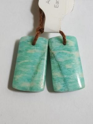 Amazonite-Earring-Pair_Beadology-Iowa Amazonite Earring Pair