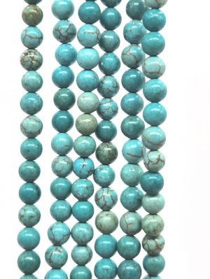 4mm Persian Turquoise Rounds