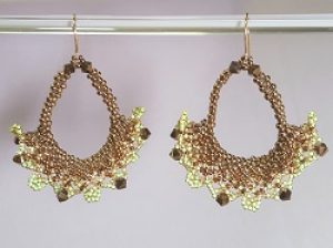 Lace-Earrings_Bronze-Pair_Karen-Kubby_Beadology-Iowa Lace Earring Kit