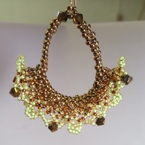 Lace-Earrings_Bronze_Karen-Kubby_Beadology-Iowa Lace Earring Kit--bronze