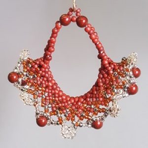 Lace-Earrings_Red_Karen-Kubby_Beadology-Iowa Lace Earring Kit--Red