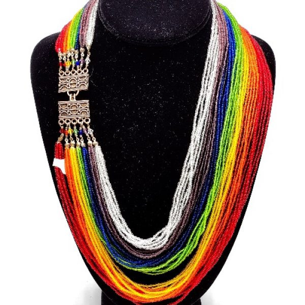 Rainbow Multi-strand Necklace