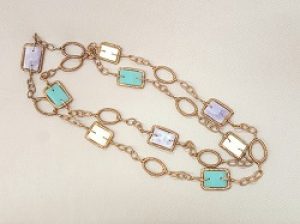 Zanetta-Hoehle_Stained-Glass-Necklace_Beadology-Iowa Stained Glass Earrings