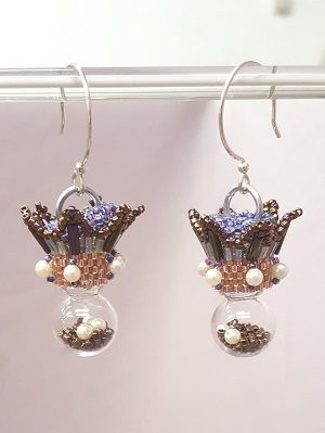 Filled Ornament Earrings
