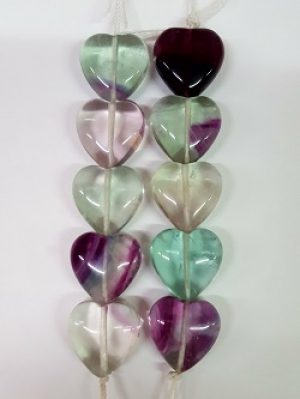 Fluorite-Hearts_Beadology-Iowa Fluorite Heart Beads