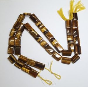 Tiger-Eye-Rectangles_Beadology-Iowa Tiger Eye Rectangles
