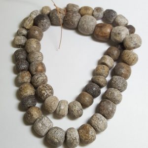 Stegadon-Graduated_Stone_Beadology-Iowa Stegodon Graduated Strand