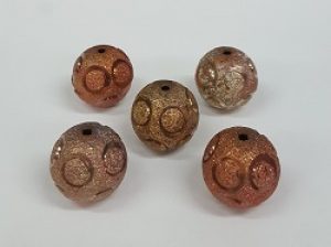 Torch Fired Copper 20mm Rounds