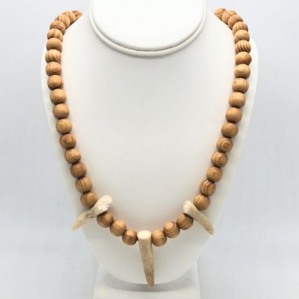deer-antler-wood-necklace_beadology-iowa_01 Local Deer Antler Tip Necklace