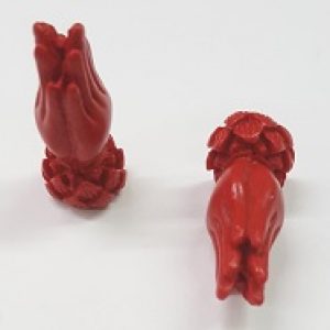 praying-hands-cinnabar_Beadology-Iowa Cinnabar Praying Hands