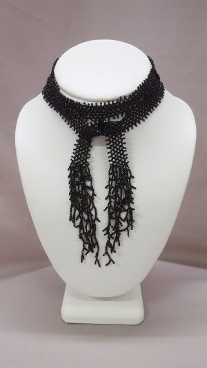 Roaring-Twenties_Spinel_Necklace-short_Karen-Kubby_Beadology-Iowa Roaring Twenties Necklace in Spinel