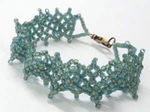 Wide-Textured_Twenties-Weave_bracelet_Beadology-Iowa Wide & Textured 1920's Weave Bracelet Kit