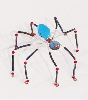 Beaded-Spider_KICK_kids-camp_Beadology-Iowa KICK Class for Kids through Kirkwood--Design a Beaded Spider