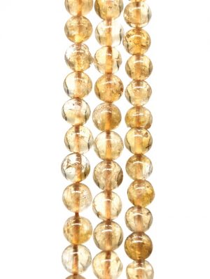 Citrine Rounds (2.5mm, 3mm, 3.5mm, 4.5mm, 5mm)