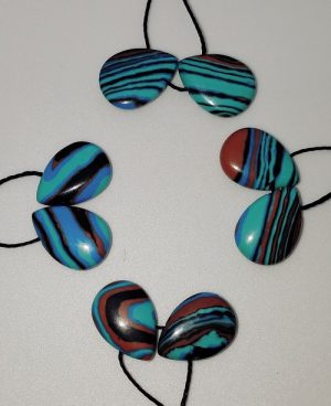 Fauxdite_Teardrop_Earring-Pair_Beadology-Iowa Fauxdite Earring Pairs