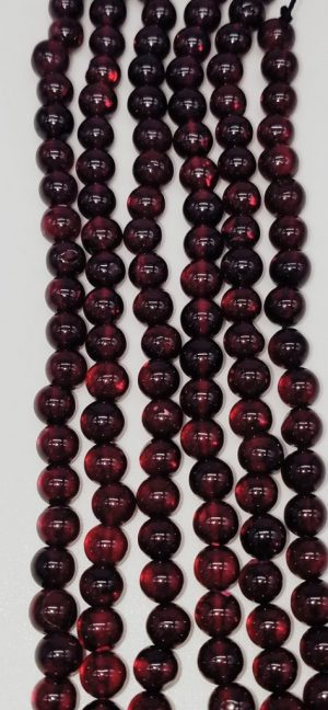 Garnet-Rounds_Beadology-Iowa Garnet Rounds