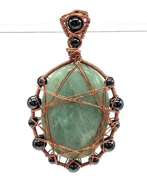 Netted Cabochon Pendant