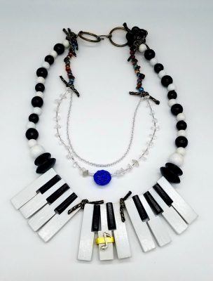 Jolene-Harvey_Bead-Challenge-2021_Beadology-Iowa Bead Challenge 2021--Jolene Harvey's "Tickling the Ivories"