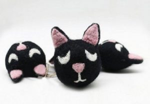 New Class!  Felted Cat Head
