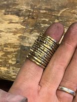 New Class!  Stacked Textured Rings