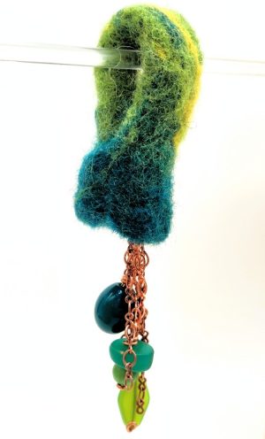 New Class!  Felting with Victor:  Fringed Pendant