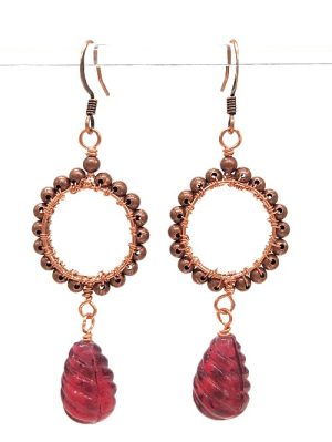 New Class!  Wrapped Circlet Earrings with Dangle