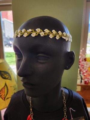 Daisy Chain Headband--this class is full!  Call to get on a waiting list.